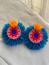 Boho Earrings Set of 3 pairs Crochet Earrings Large Circle Tassel  Drop Earrings